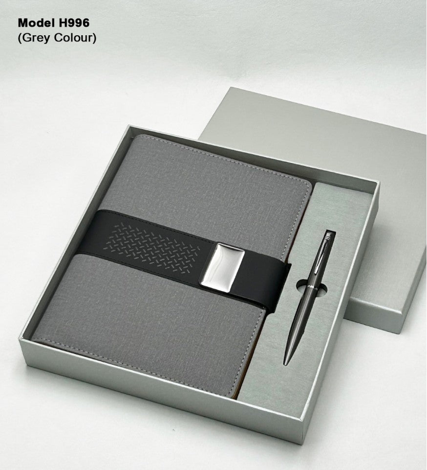 Modern PU Leather 2-in-1 Signature Gift Set | Diary & Pen Set