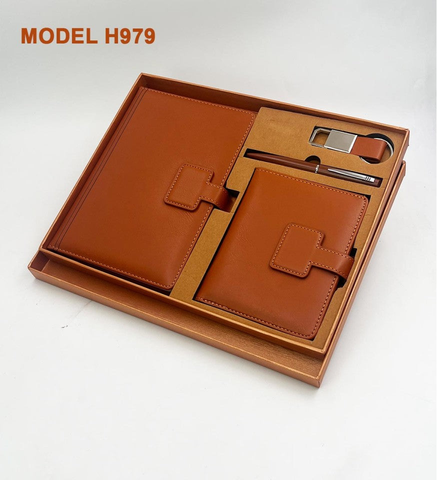 Modern PU Leather 2-in-1 Signature Gift Set | Diary & Pen Set