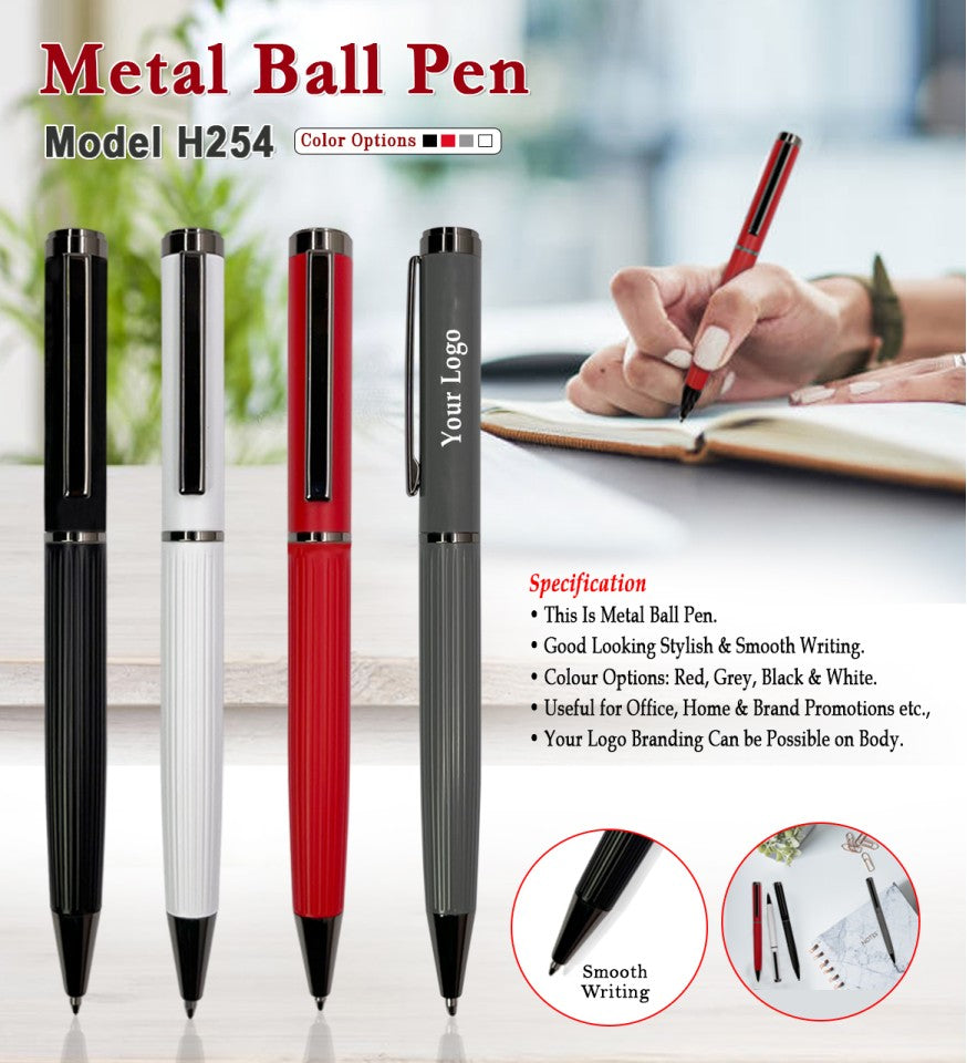 Minimal Noir Eco-Friendly Ball Pen | Plastic Pen