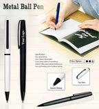 Industrial High-Impact Gun-Metal Roller Pen | Metal Pen