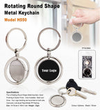 Premium Keychain | Rotating Metal Keychain - Premium