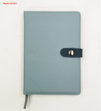 Metal Plate Signature A5 PU Leather Planner | Diary