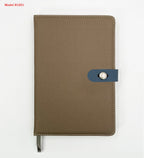 Metal Plate Signature A5 PU Leather Planner | Diary