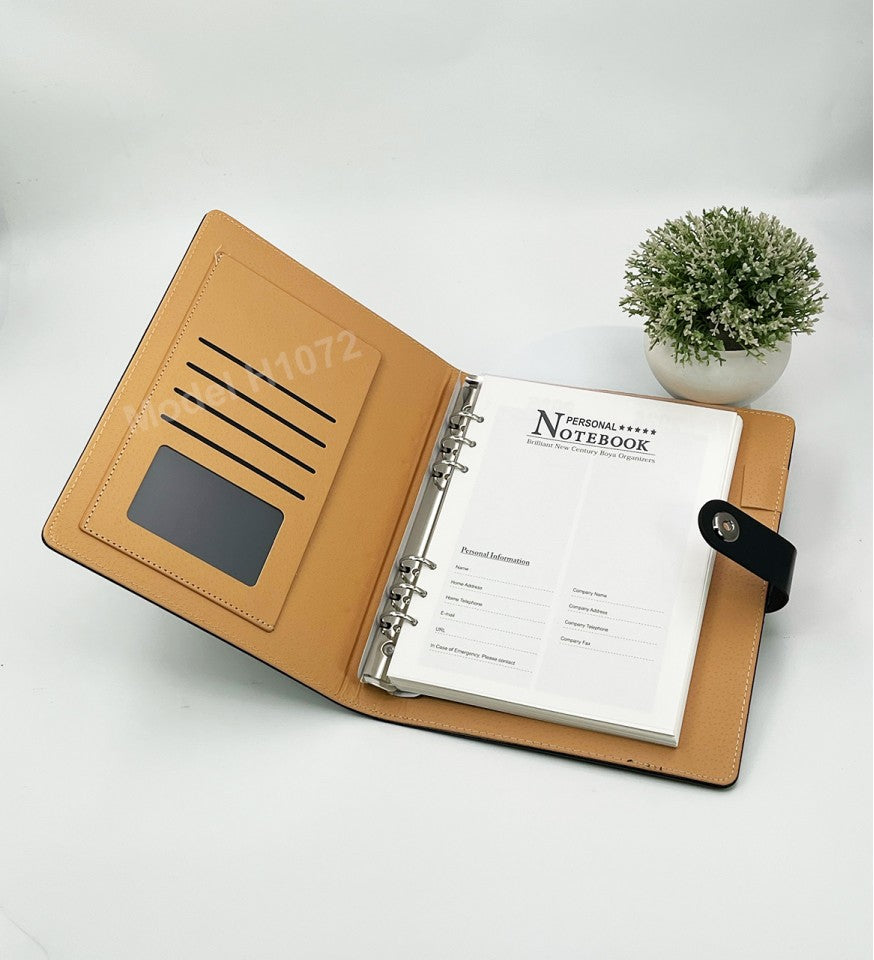 Minimal Noir A5 High-Utility Planner Series | Diary