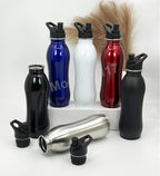 Minimal Noir Steel Tea-Coffee Mug | Water Bottle