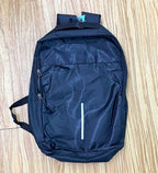 High-Contrast Noir & White Traveling Backpack | Bag