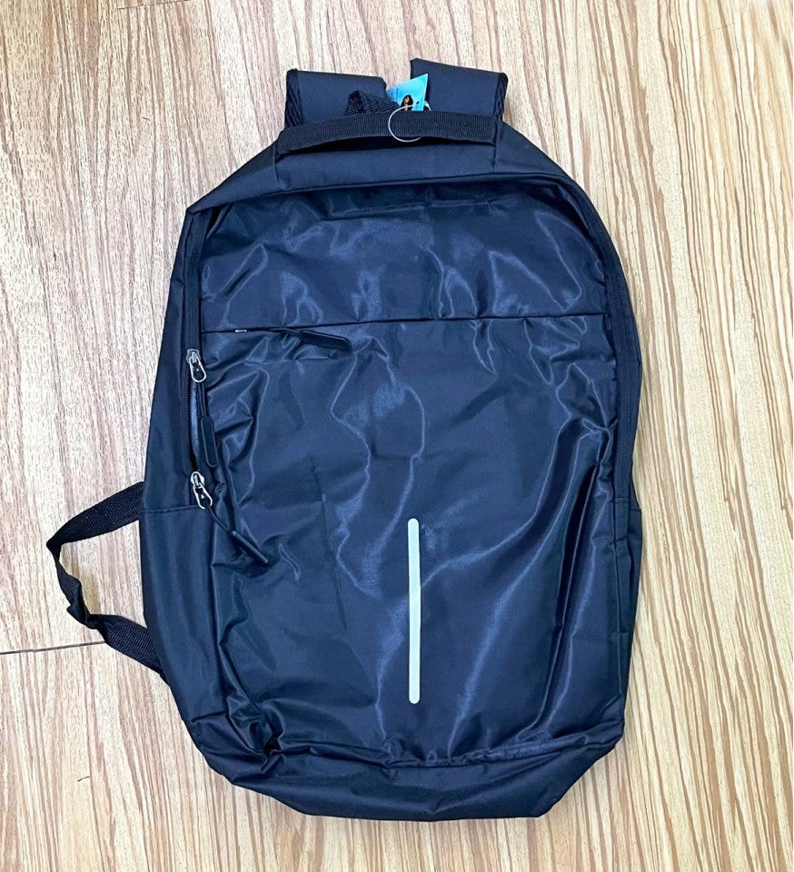 High-Contrast Noir & White Traveling Backpack | Bag