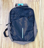 High-Contrast Noir & White Traveling Backpack | Bag