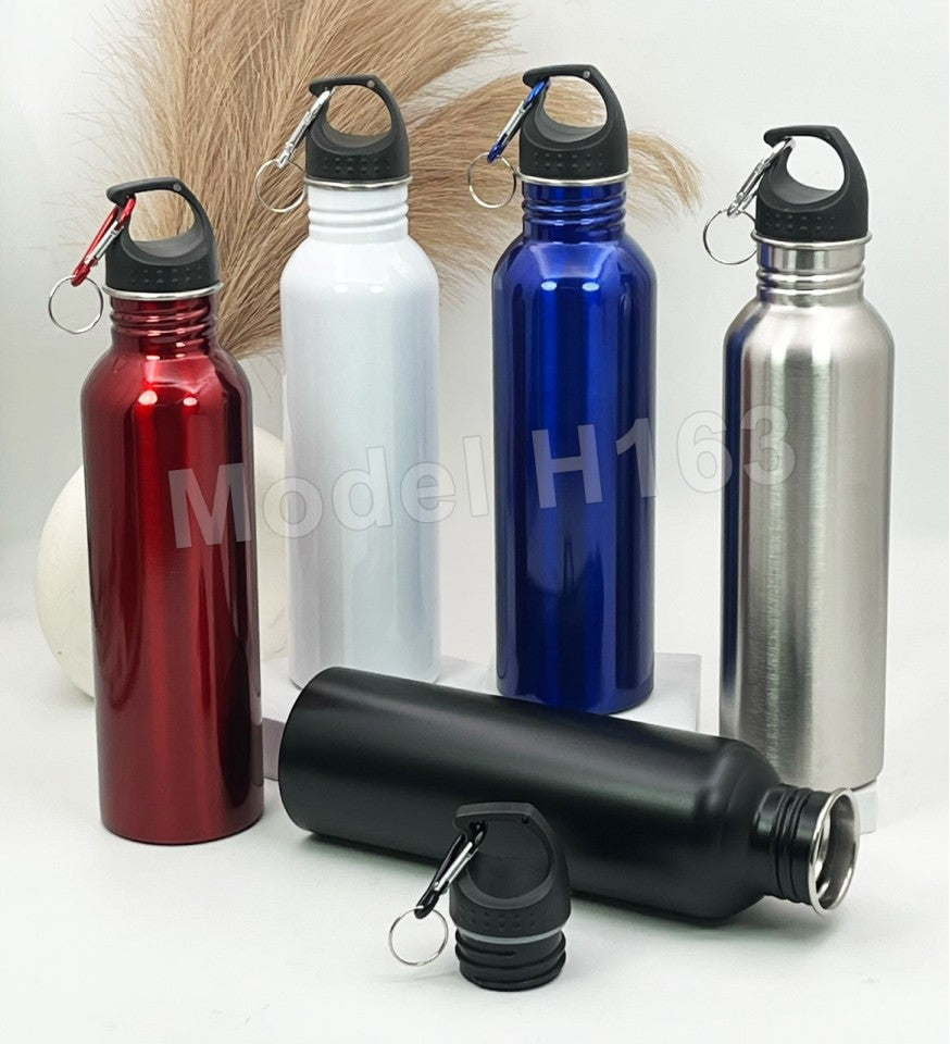 Minimal Noir SS High-Capacity Water Bottle | Water Bottle