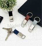 Industrial High-Glow Rose-Wooden Metal Hybrid | Metal Keychain