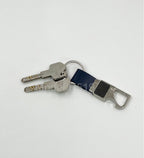 Industrial High-Glow PU-Leather Belt Keychain | Metal Keychain