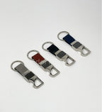 Industrial High-Glow PU-Leather Belt Keychain | Metal Keychain