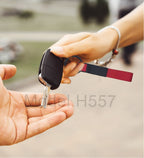 Industrial Multi-Color Home-Shape Metal Keychain | Metal Keychain