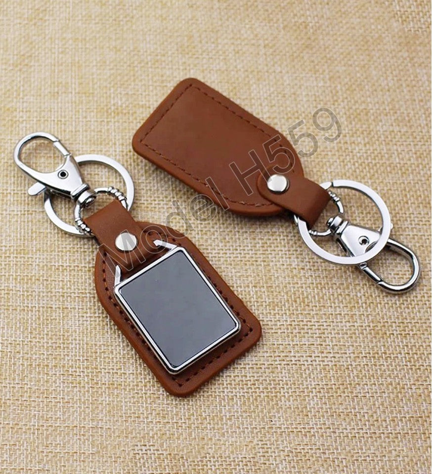 Industrial High-Glow Noir Metal Keychain | Metal Keychain