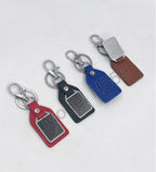 Industrial High-Glow Noir Metal Keychain | Metal Keychain