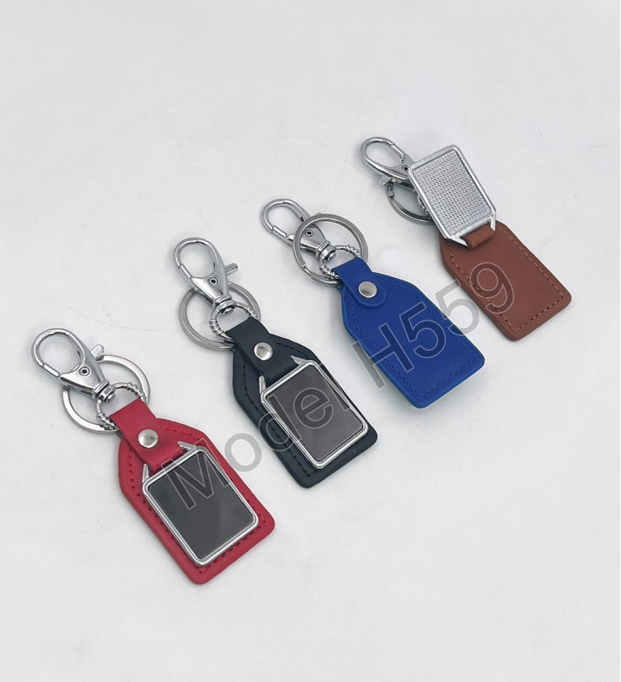 Industrial High-Glow Noir Metal Keychain | Metal Keychain