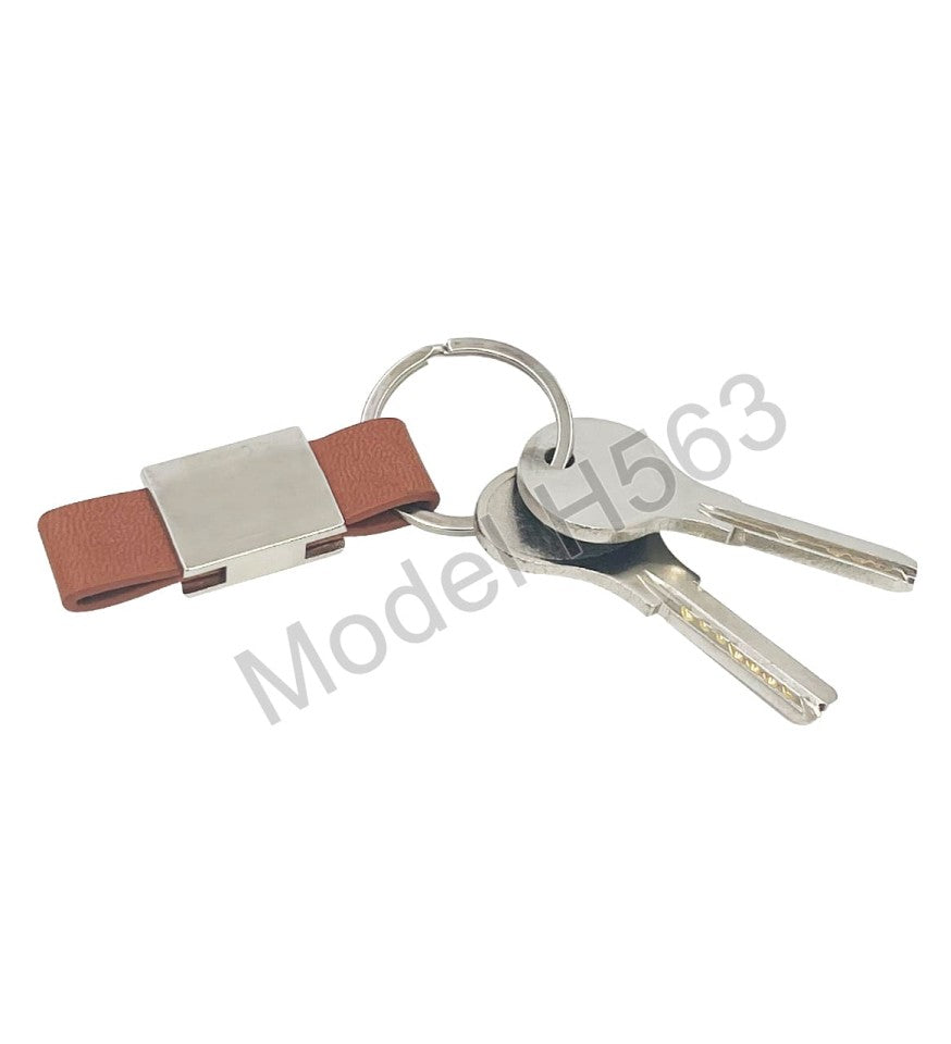 Industrial High-Glow PU Belt Metal Hybrid | Metal Keychain