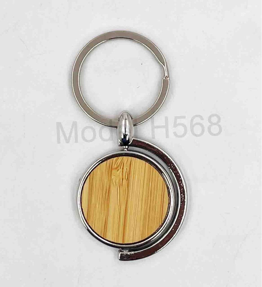 Premium Keychain | Globe Shape Wooden Keychain - Premium