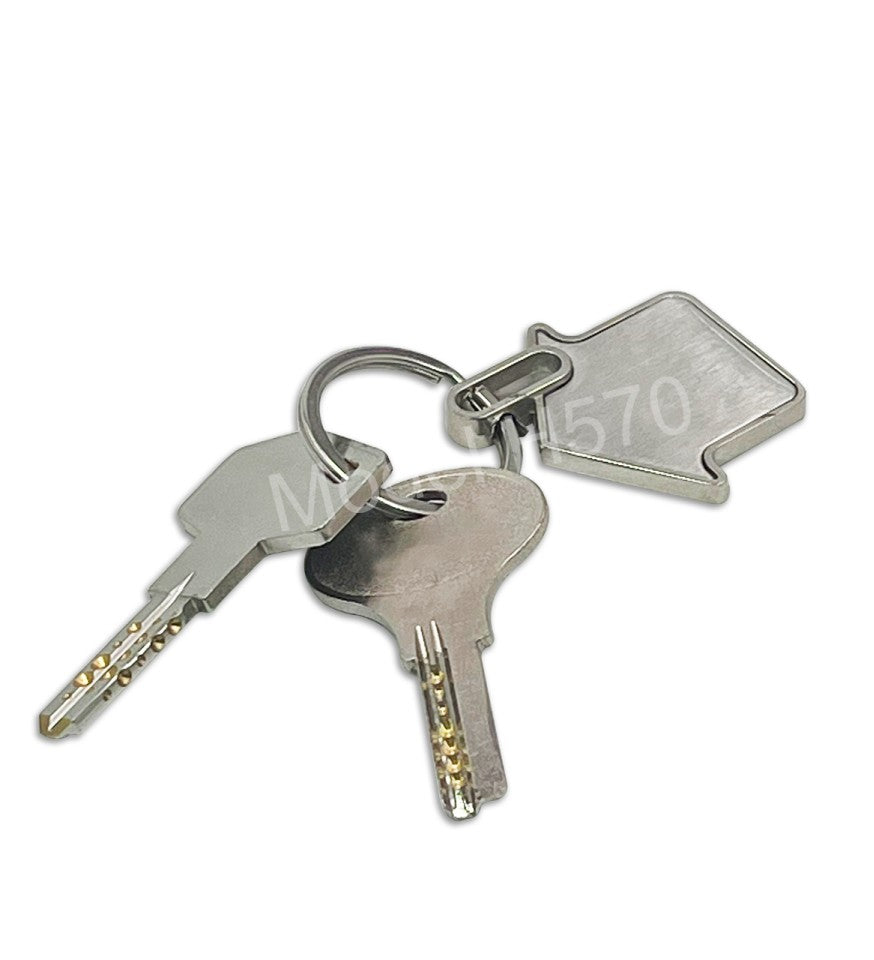 Premium Keychain | Home Shape Metal Keychain - Premium