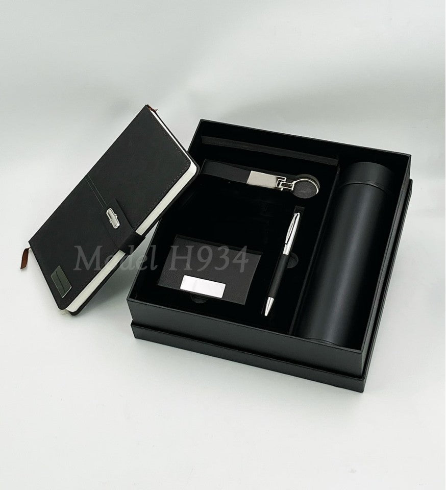 Minimal Noir 2-in-1 High-Utility Combo | Diary & Pen Set