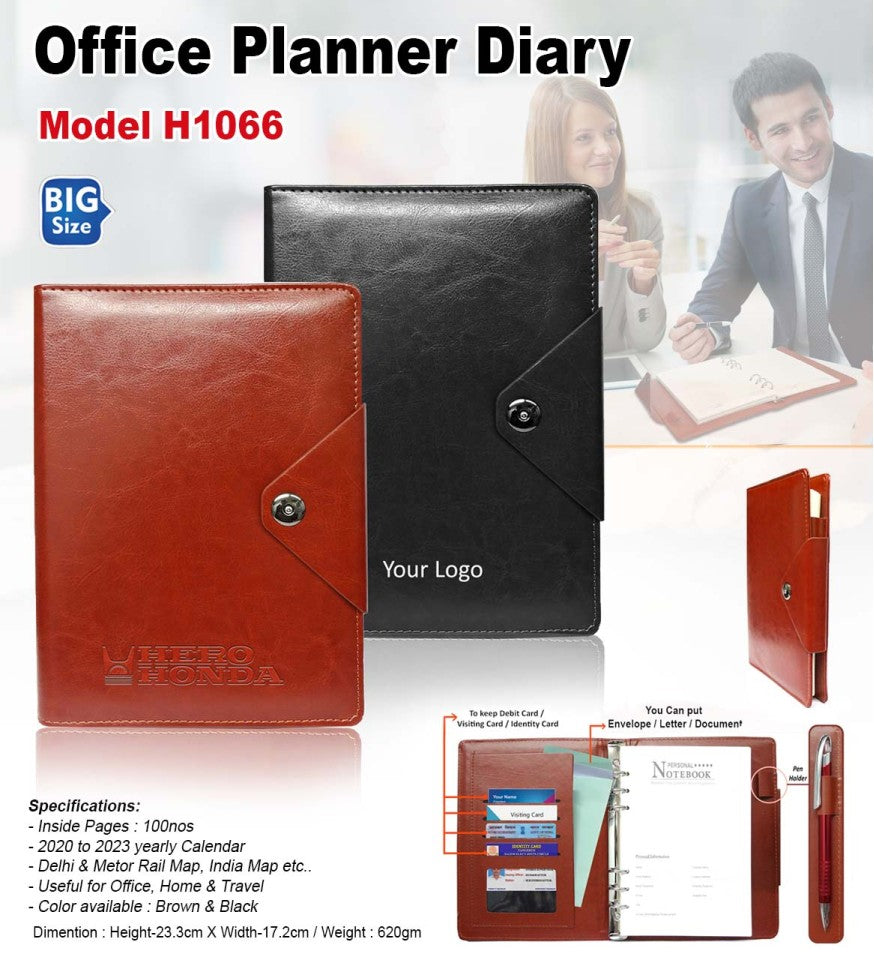 Strong-Wall A5 PU Leather Professional Planner | Diary