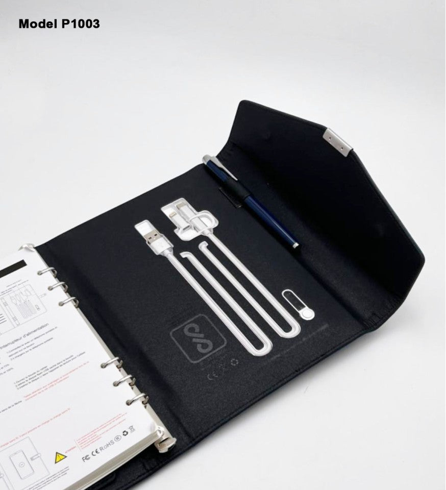 Premium PU Leather 2-in-1 Executive Planner | Diary & Pen Set