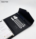 Minimal Noir 2-in-1 High-Utility Combo | Diary & Pen Set