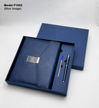 Minimal Noir 2-in-1 High-Utility Combo | Diary & Pen Set