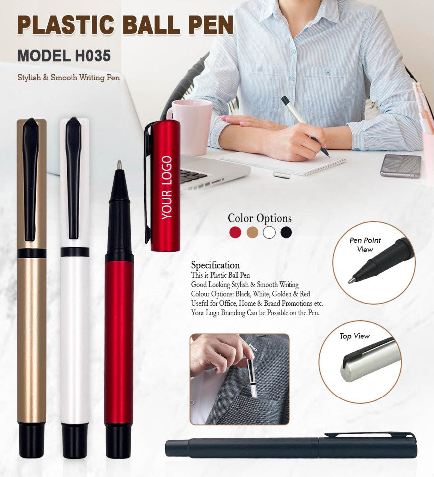 Industrial SEMI-Transparent Plastic Ball Pen | Plastic Pen