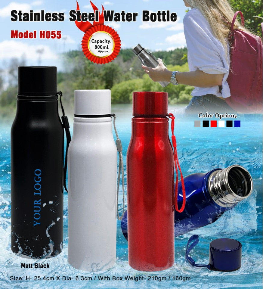 Industrial High-Gloss Stainless Gym Shaker | Water Bottle