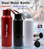 Minimal Pastel Sports Steel Sipper Water Bottle | Water Bottle