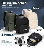 Heavy-Duty Elite Nylon Travel Laptop Backpack | Bag