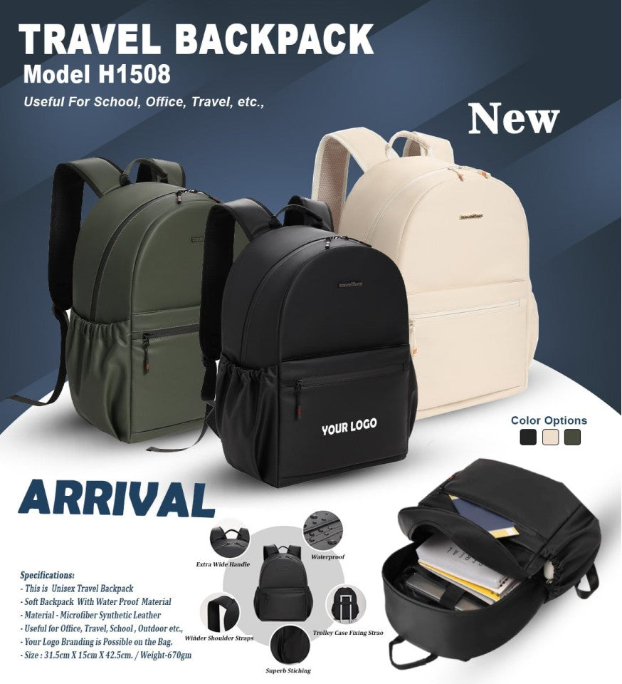 Heavy-Duty Elite Nylon Travel Laptop Backpack | Bag