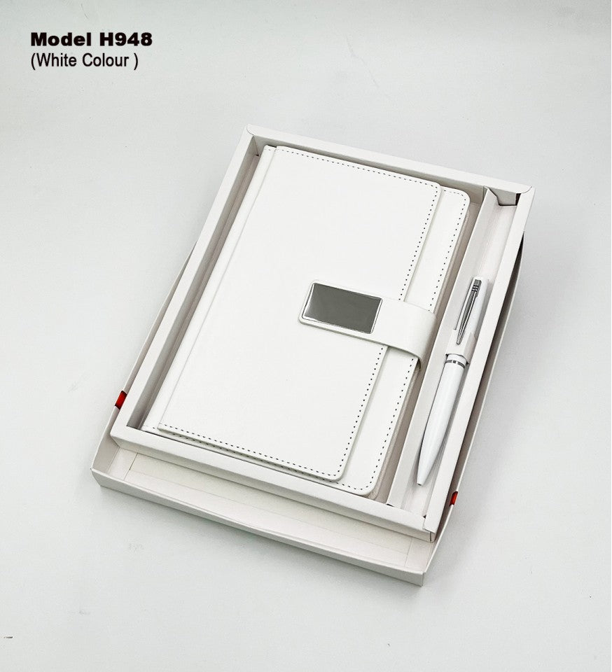 Minimal Noir 2-in-1 High-Utility Combo | Diary & Pen Set