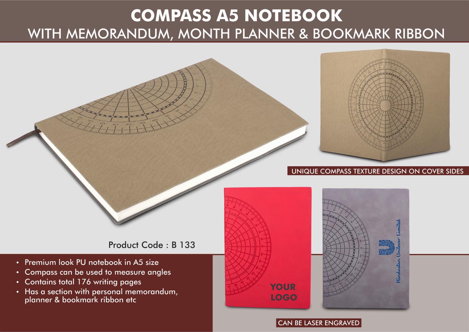 Compass Series Professional Duo | A5 Signature Planner Notebook