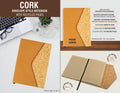 Cork Magnetic Envelope Suite | Recycled Sheet Sustainability