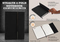 Metal Edge Stealth Executive | 3-Fold Signature Notebook