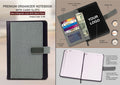 Magnetic Metal Lock Organizer | Premium A5 Portfolio Suite