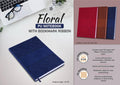 Floral PU Signature Portfolio | A5 Professional Notebook
