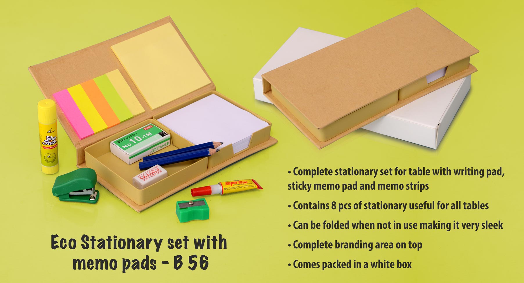 Eco Stationary Memo Suite | Sustainable Professional Kit