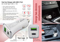 QC 3.0 Type-C 20W Car Charger | Fast Charging Travel Suite