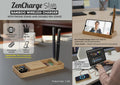 ZenCharge Slim 15W | Bamboo Wireless Charger & Pen Stand