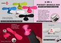 Anywhere Pocket Mobile Fan | Multi-Port (Micro, iPhone, Type-C)