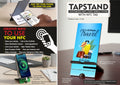 TapStand Professional NFC | Customized MDF Smart Mobile Stand