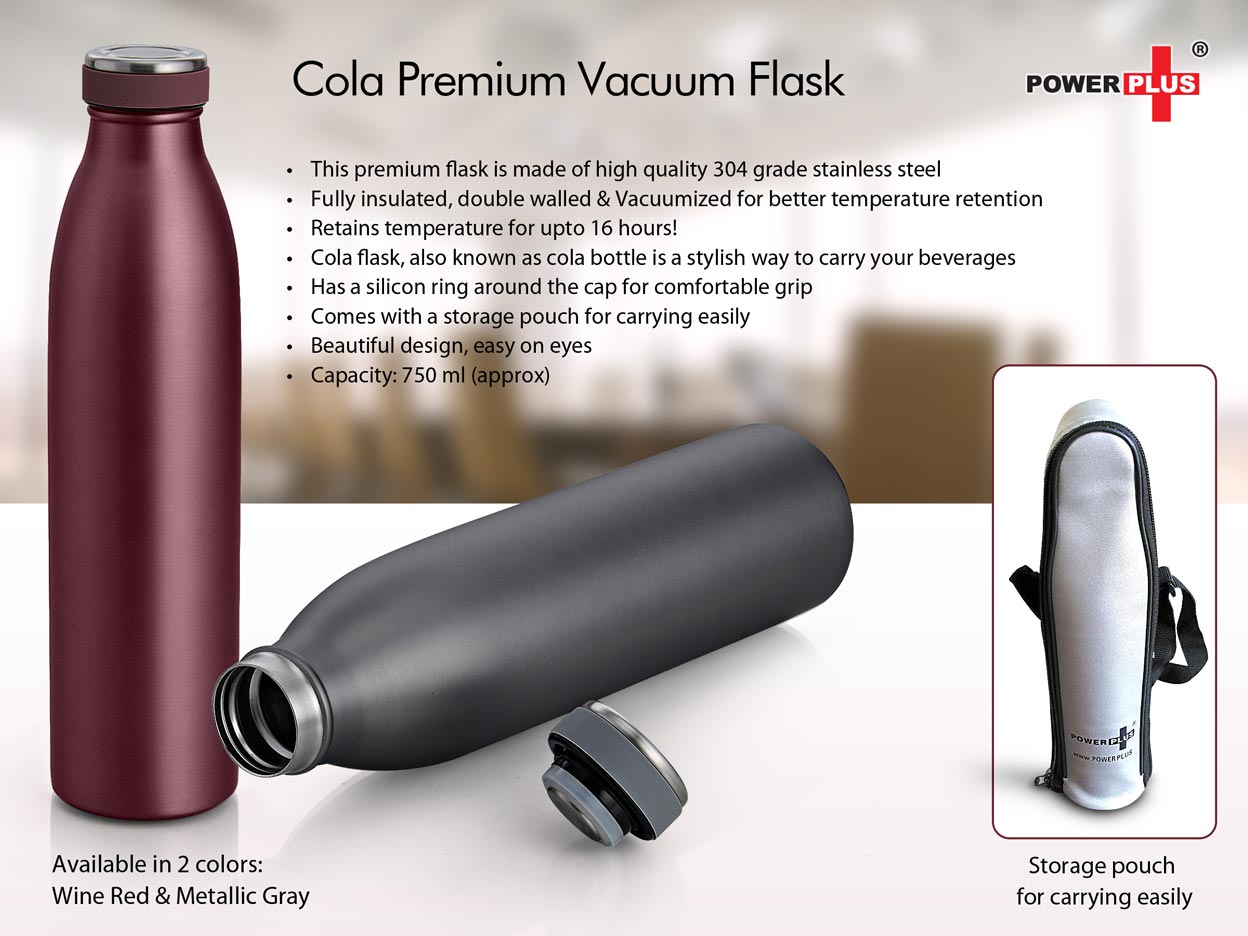 Cola Premium Pouch Series | Vacuum-Insulated 750ml Flask