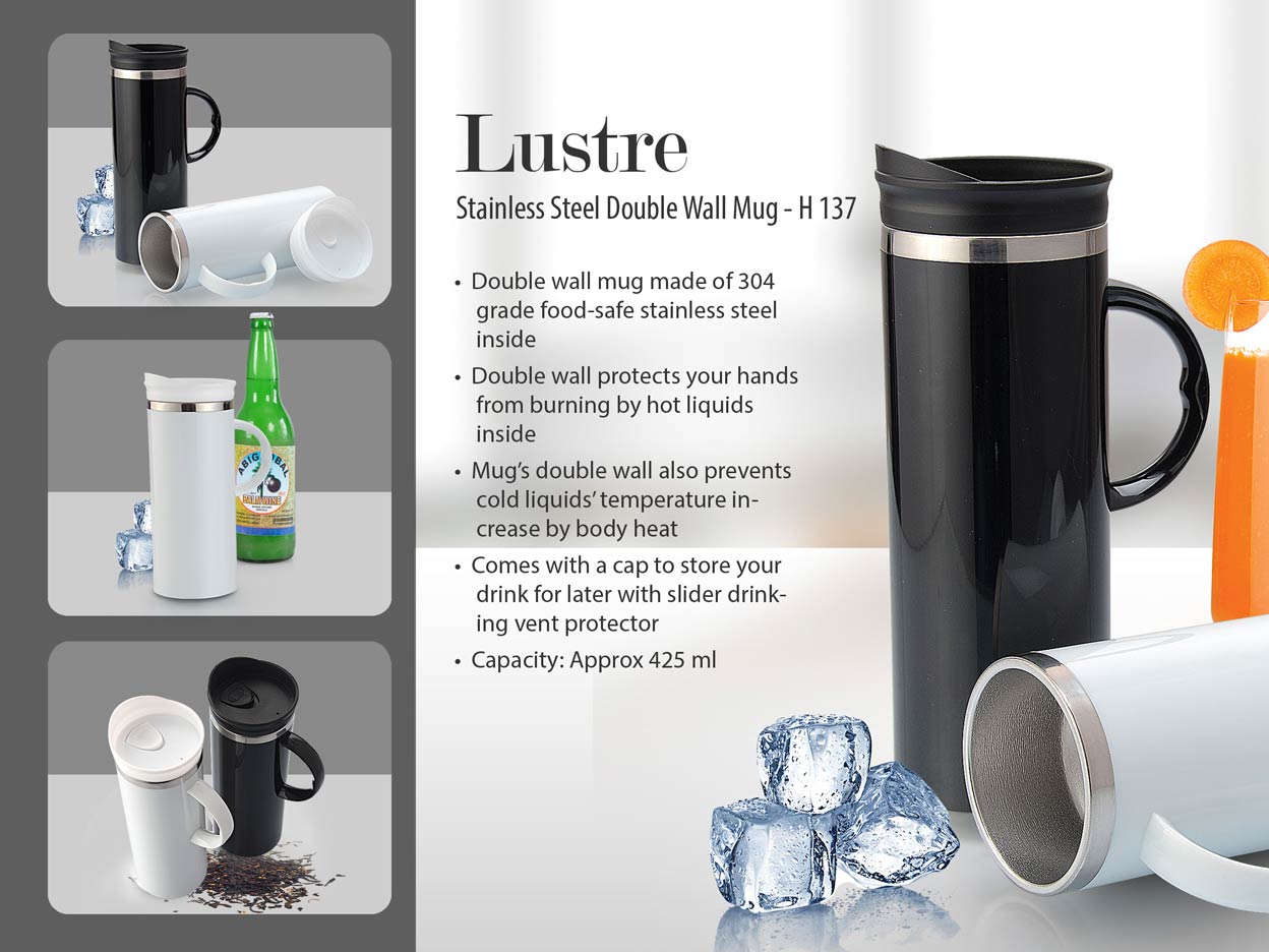 Lustre Double-Wall Series | Premium Stainless steel Mug