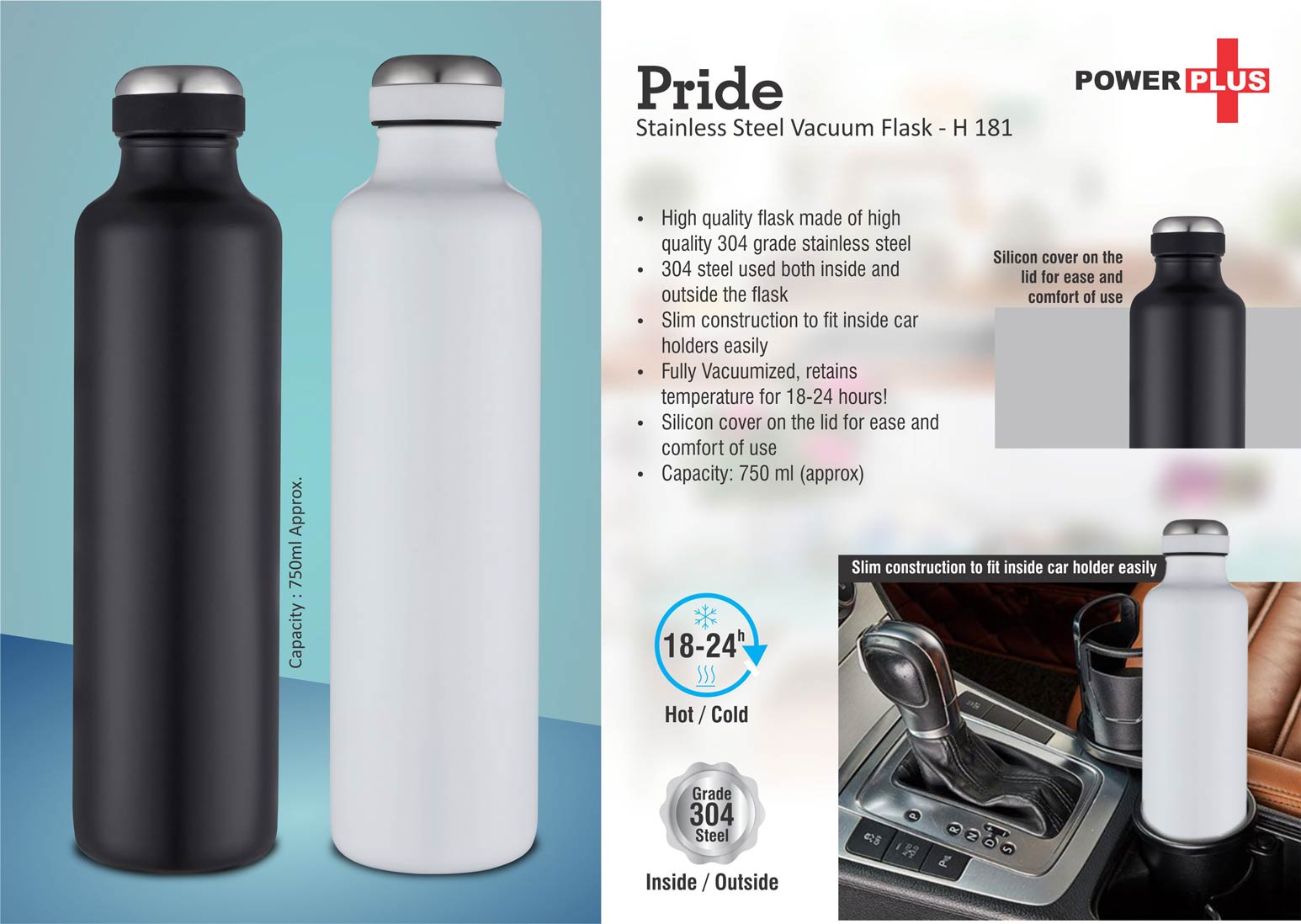Pride Professional Series | Vacuum-Insulated 750ml Flask