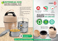 Octomeal Triple Steel | Leakproof Sustainable Lunch Ensemble