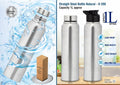 Straight Natural Evolution | 1L High-Capacity Stainless Bottle