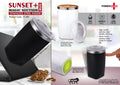 Sunset+ Magic Suction | Spill-Proof Stainless steel Mug